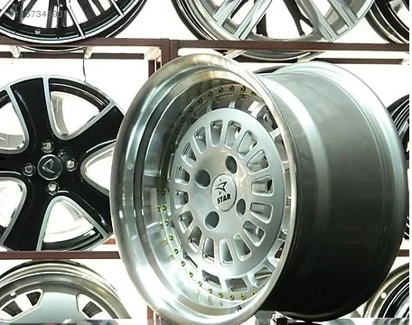 8X16 TPL-1195 4X100 ET20 73.1 SILVER LIP MACHINED ürün görseli 1