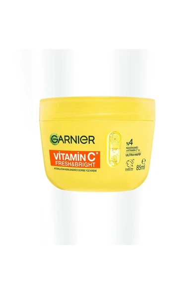 Garnier C Vitamini Fresh & Bright Aydınlatıcı Sorbe Yüz Kremi 85 ml ürün görseli 1