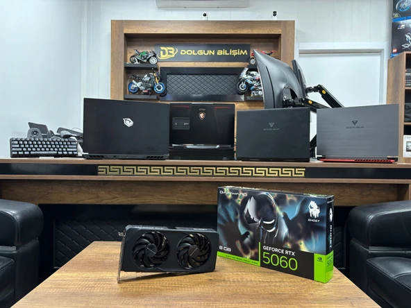 Gainward RTX5060 Ghost 8GB Ekran Kartı (İKİNCİ EL) ürün görseli 1