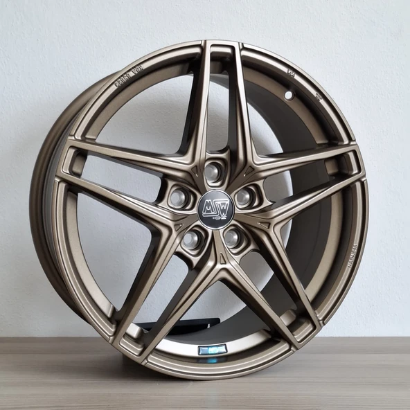 MSW-R1 CANT 5X100 17X7.5 ET35 63.4 RALLY BRONZE RECORD JANT DESIGNED BY O.Z. ürün görseli 1