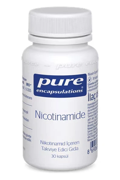 Pure Encapsulations Nicotinamide 30 Kapsül ürün görseli 1