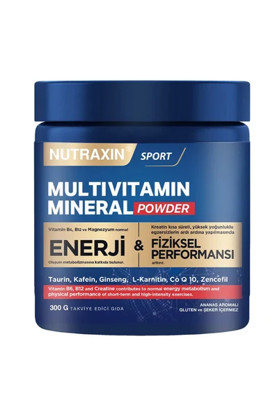 Nutraxin Multivitamin Mineral Powder 300 Gr ürün görseli 1