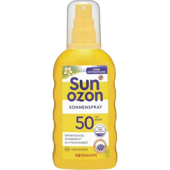 Sunozon Güneş Koruyucu Sprey 50SPF Hassas Cilt 200 ml ürün görseli 1