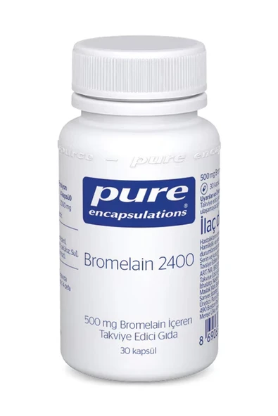 Pure Encapsulations Bromelain 2400 30 Kapsül ürün görseli 1
