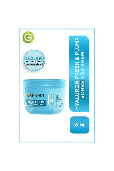 Garnier Hyaluron Fresh & Plump Dolgunlaştıran Nemlendirici Sorbe Yüz Kremi 85 ml ürün görseli 1