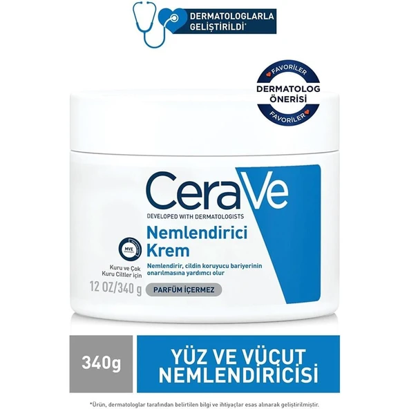 CeraVe Nemlendirici Krem 340 gr Yüz&vücut ürün görseli 1