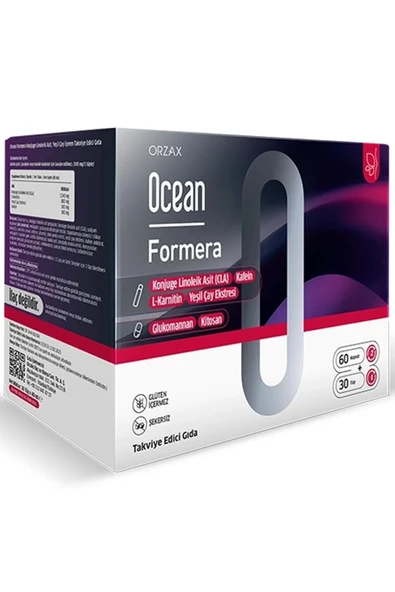 Ocean Formera L Karnitin 30 Tüp + Glukomannan 60 Kapsül ürün görseli 1