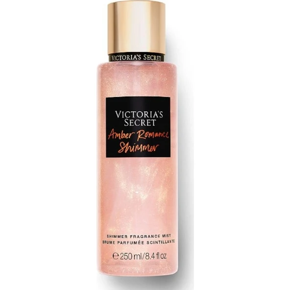 Victoria's Secret Amber Romance Shimmer Mist 250 ml Simli Işıltılı Kadın Vücut Spreyi ürün görseli 1