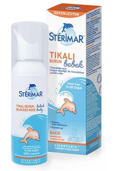 Sterimar Bebek Tıkalı Burun Spreyi 50ml ürün görseli 1