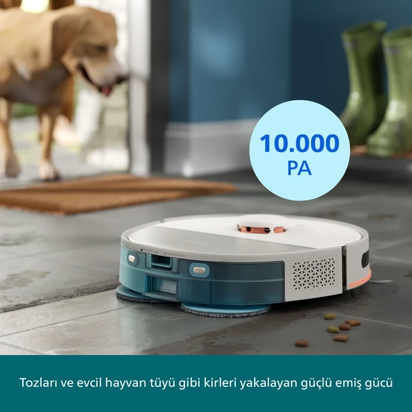 5000 Serisi Islak Kuru Robot Süpürge, Yüksek Emiş Gücü, Uzun Çalışma Süresi, HomeRun, Lazer Teknolojisi, Beyaz, XU5000/20 ürün görseli 1
