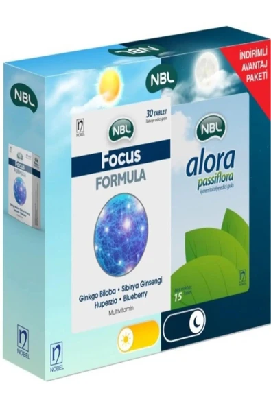 NBL Focus Formula Alora Passiflora 30 Tablet ürün görseli 1