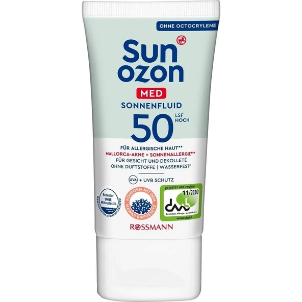 Sunozon Yüz Güneş Kremi Spf 50 50 ml ürün görseli 1