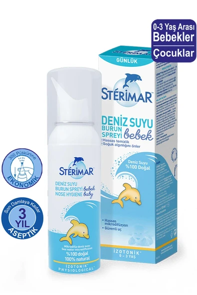 Sterimar Baby Deniz Suyu Burun Spreyi 100 ml ürün görseli 1