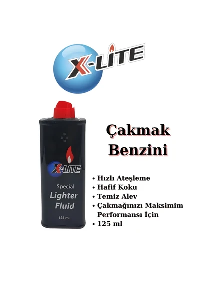 Wolawood Yüksek Performanslı 125 ml X-Lite Çakmak Benzini Temiz Yanma Özellikli, Tüm Uyumlu Çakmaklara Yakıt ürün görseli 1