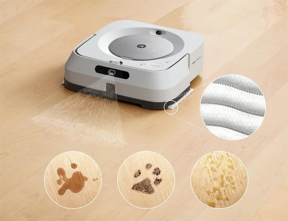 iRobot Braava Jet M6 Beyaz Robot Paspas - TEŞHİR - Resim 2