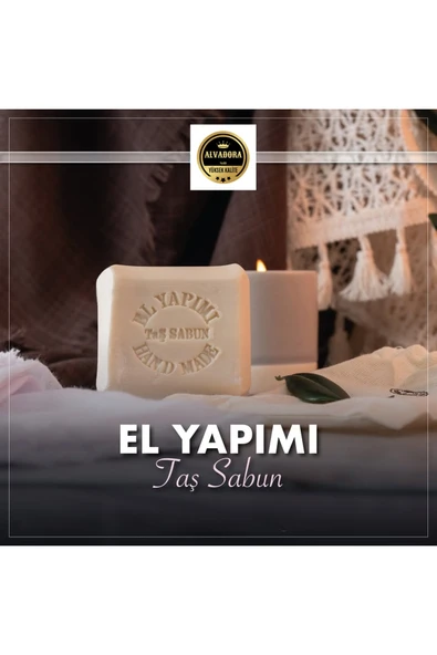 Wolawood El Yapımı Doğal Taş Sabun %100 Bitkisel Özlü – Geleneksel Cilt Temizliği ve Bakım Sabunu ürün görseli 1