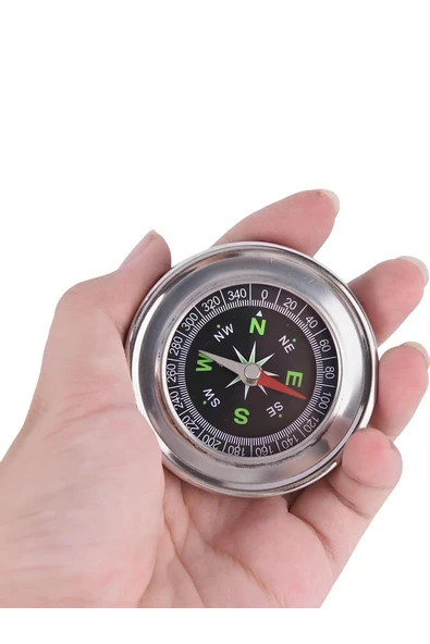 Wolawood Profesyonel Askeri Metal Pusula Outdoor, Macera, Keşif, Kamp, Doğa Yürüyüşü Özel Üretim Vip Pusula ürün görseli 1