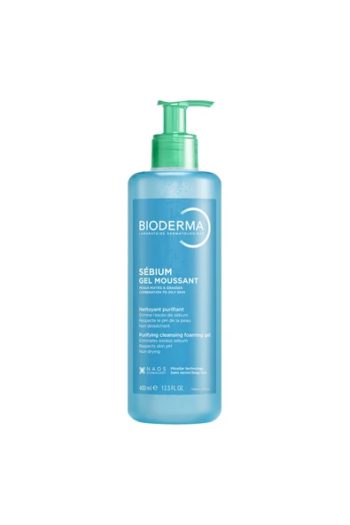 Bioderma Sebium Foaming Gel 400 ml ürün görseli 1