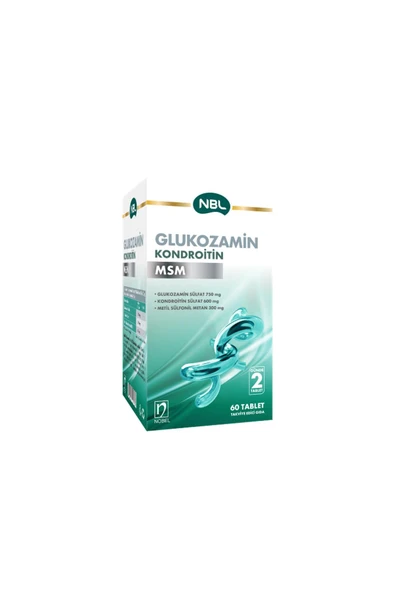 NBL Glukozamin Kondroitin MSM 60 Tablet ürün görseli 1