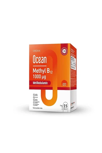 Orzax Ocean Methyl B12 Methylcobalamin 10 + 5 ml ürün görseli 1