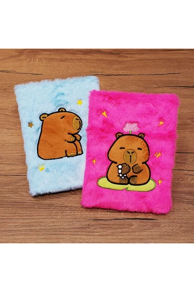EXENET Yumuşacık Peluş Kapaklı Defter Şık, Sevimli ve Özel Tasarımıyla Hediyelik ve Günlük Kullanım İçin! ürün görseli 1