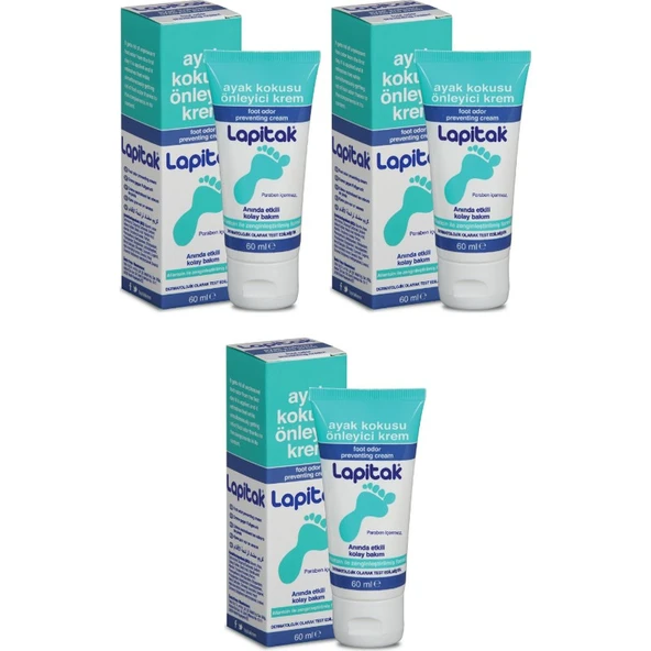 Lapitak Ayak Kokusu Önleyici 60 Ml 3 Adet ürün görseli 1