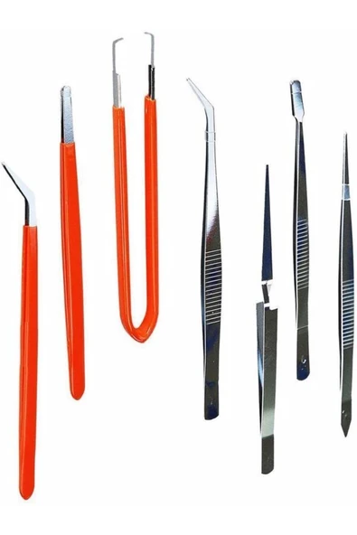 BRATİ HAND TOOLS 7 Parça Tamirci Cımbız Seti Saatçi Elektronikçi Cımbız Seti ürün görseli 1