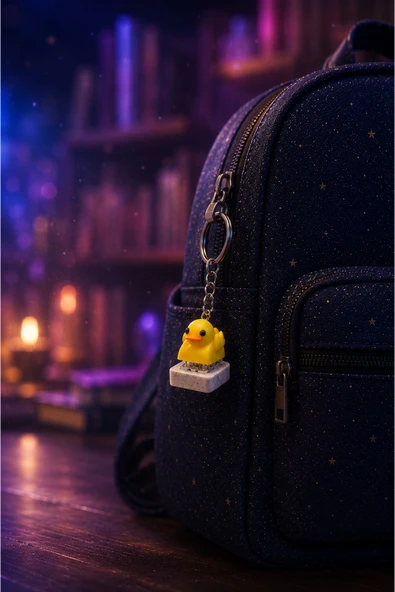 Otscraft Studio Ördek Clicker Anahtarlık | Mekanik Fidget Keychain ürün görseli 1