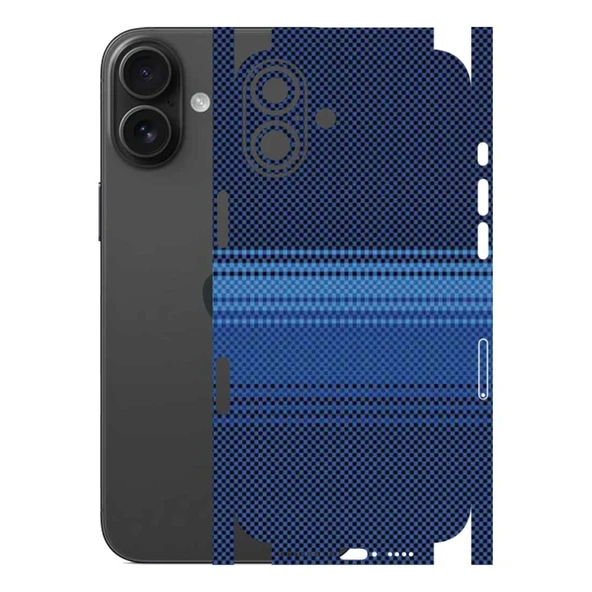 Kapps Iphone 16 Plus ile Uyumlu Rainbow Serisi Premium Kaplama 360  Mavi ürün görseli 1