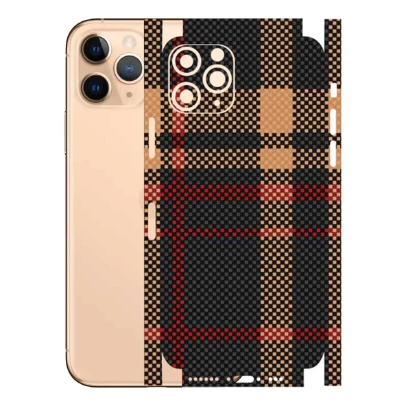 Kapps Iphone 11 Pro ile Uyumlu Rainbow Serisi Premium Kaplama 360  Siyah-Sarı ürün görseli 1