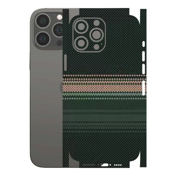 Kapps Iphone 13 Pro Max ile Uyumlu Rainbow Serisi Premium Kaplama 360  Yeşil-Sarı ürün görseli 1