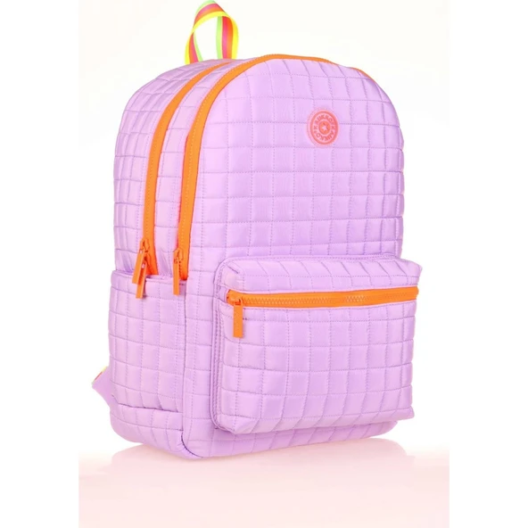 Kaukko Kids Lila Turuncu Kız Çocuk Ortaokul ve Günlük Sırt Çantası K1772 ürün görseli 1