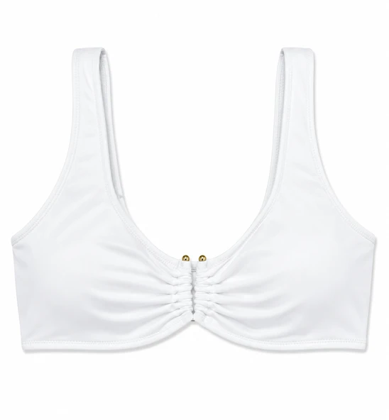 Büyük Beden U Telli Kadın Bikini Üst - Resim 10