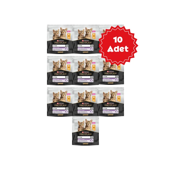 Pro Plan Kitten Tavuklu Yavru Kedi Maması 400g X 10 Adet ürün görseli 1