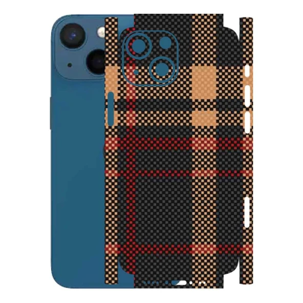 Kapps Iphone 13 Mini ile Uyumlu Rainbow Serisi Premium Kaplama 360  Siyah-Sarı ürün görseli 1