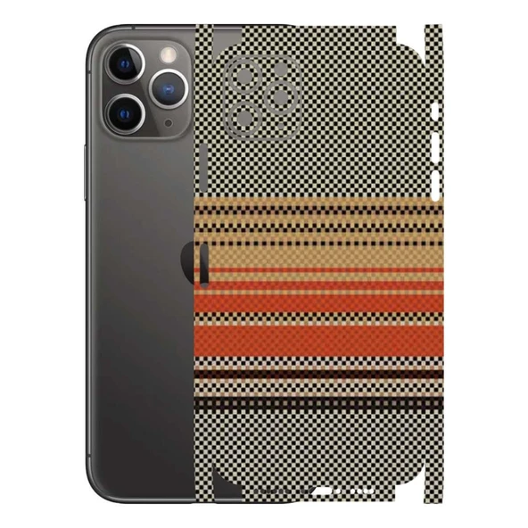 Kapps Iphone 11 Pro Max ile Uyumlu Rainbow Serisi Premium Kaplama 360  Turuncu-Gri ürün görseli 1
