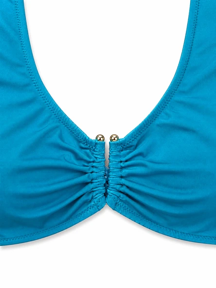 Büyük Beden U Telli Kadın Bikini Üst - Resim 5