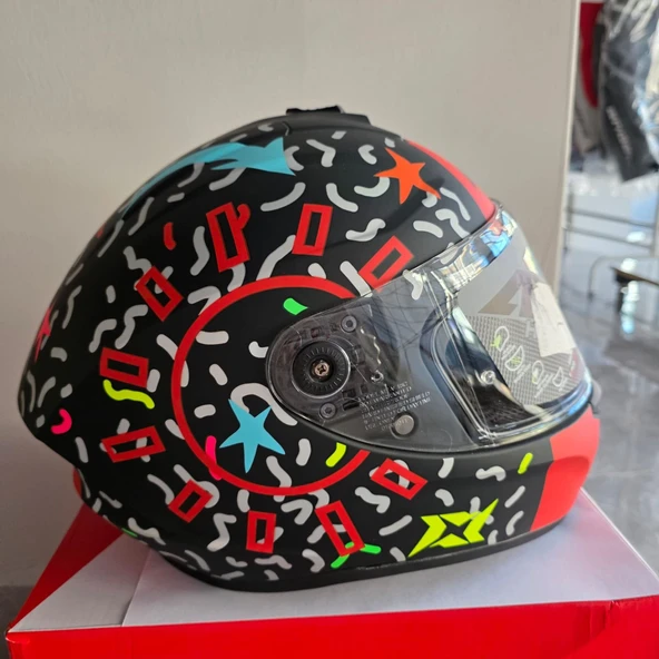 KAPALI KASK AXXIS MAT ÇOK RENKLİ S ürün görseli 1