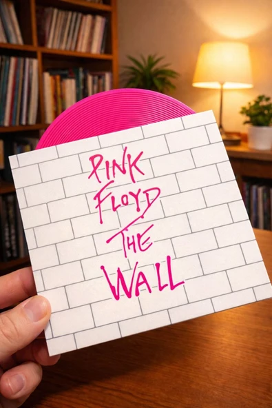 Otscraft Studio Pink Floyd – The Wall Tasarımlı Bookend (Kitap Desteği) ürün görseli 1