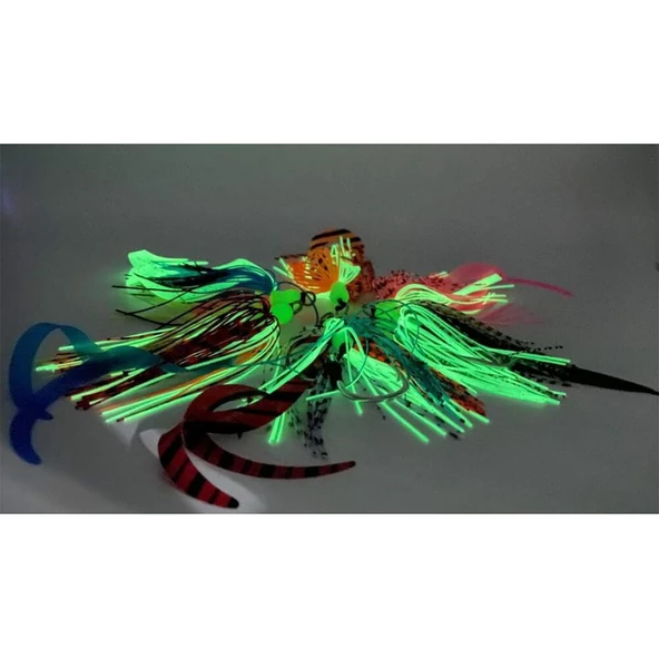 Jigging Master GangsterTango S Black/Orange #3 5/0 - Resim 4