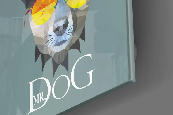 Köpek Cam Tablo - Resim 3