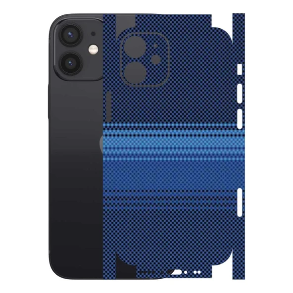 Kapps Iphone 12 Mini ile Uyumlu Rainbow Serisi Premium Kaplama 360  Mavi ürün görseli 1