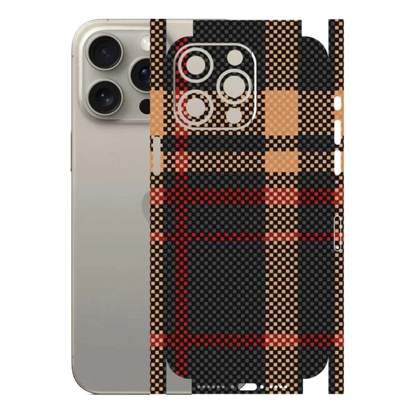 Kapps Iphone 15 Pro Max ile Uyumlu Rainbow Serisi Premium Kaplama 360  Siyah-Sarı ürün görseli 1
