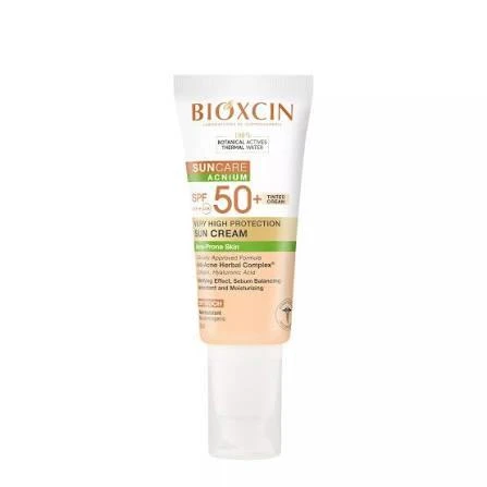 Bioxcin Sun Care Güneş Krem Renkli Yüksek Korumalı Yağlı Ciltler İçin SPF50+  50 ml ürün görseli 1