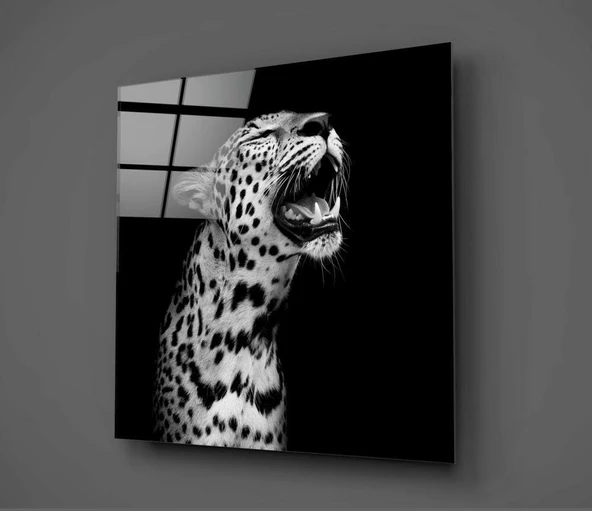 Leopar Cam Tablo - Resim 2