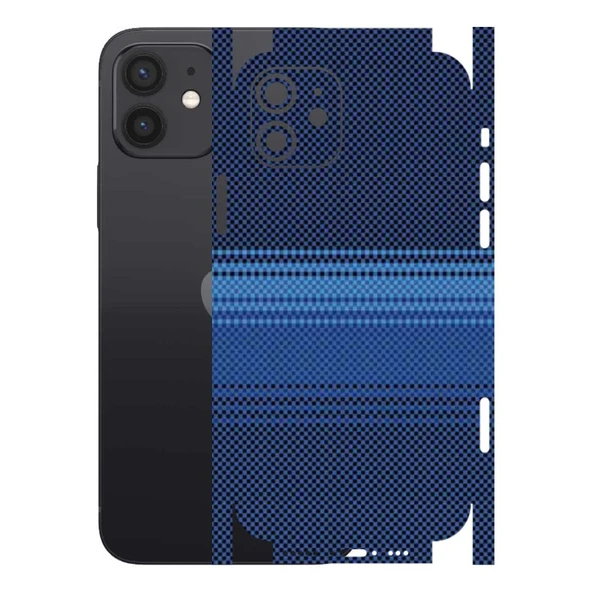 Kapps Iphone 12 ile Uyumlu Rainbow Serisi Premium Kaplama 360  Mavi ürün görseli 1