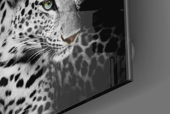 Leopar Cam Tablo - Resim 3