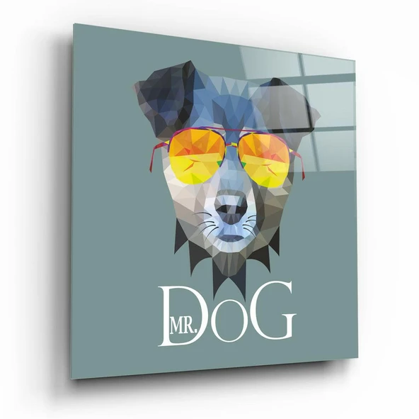 Köpek Cam Tablo ürün görseli 1