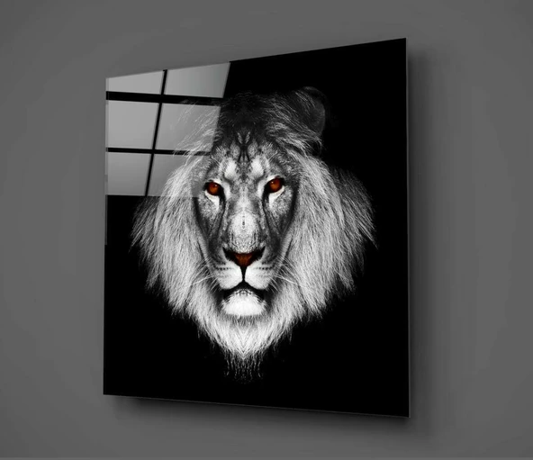 Aslan Cam Tablo - Resim 2
