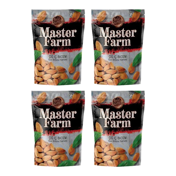 Master Farm Çiğ İç Badem 65 gr 4 lü ürün görseli 1